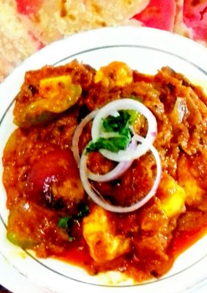 A picture of Kadai paneer.