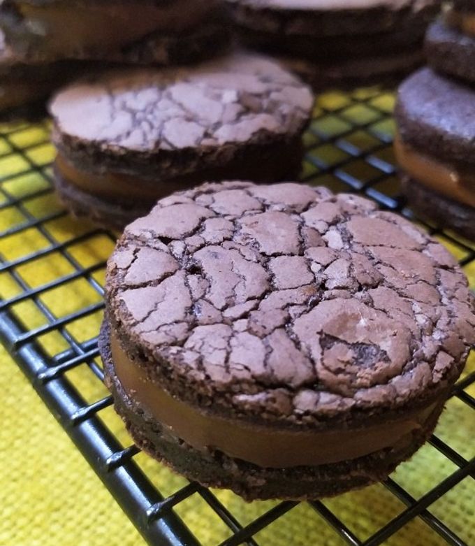 Una foto de Alfajorcitos brownie