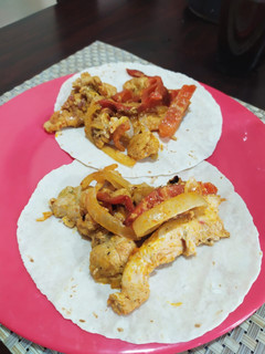 Una foto de Fajitas de pollo