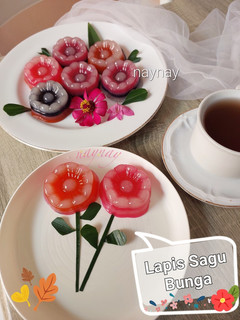 Foto resep Lapis Sagu Bunga