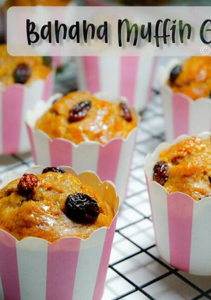 Foto resep Banana Muffin Gula Palem