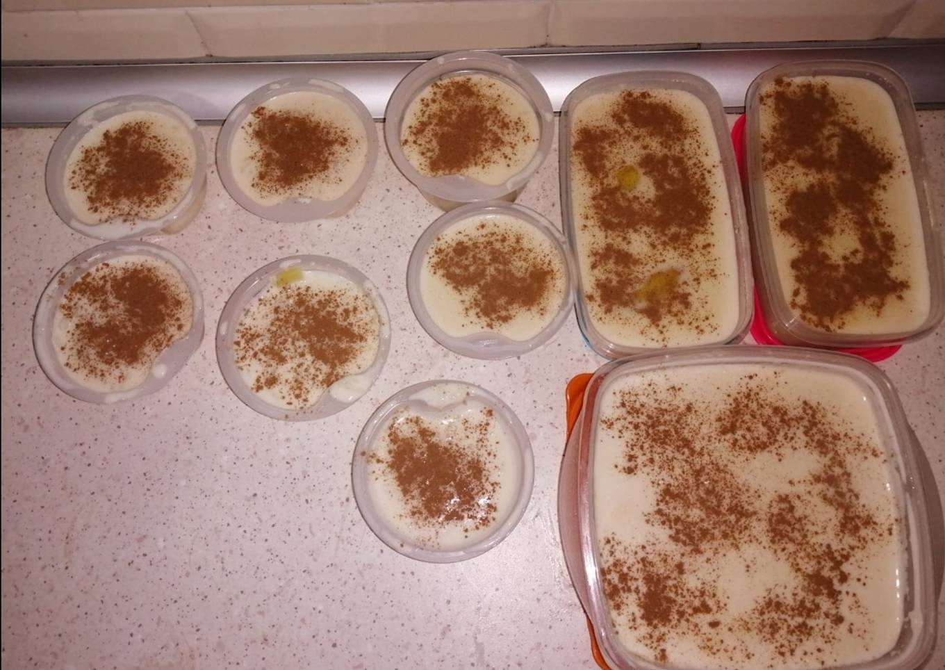Arroz con leche cremoso en mambo