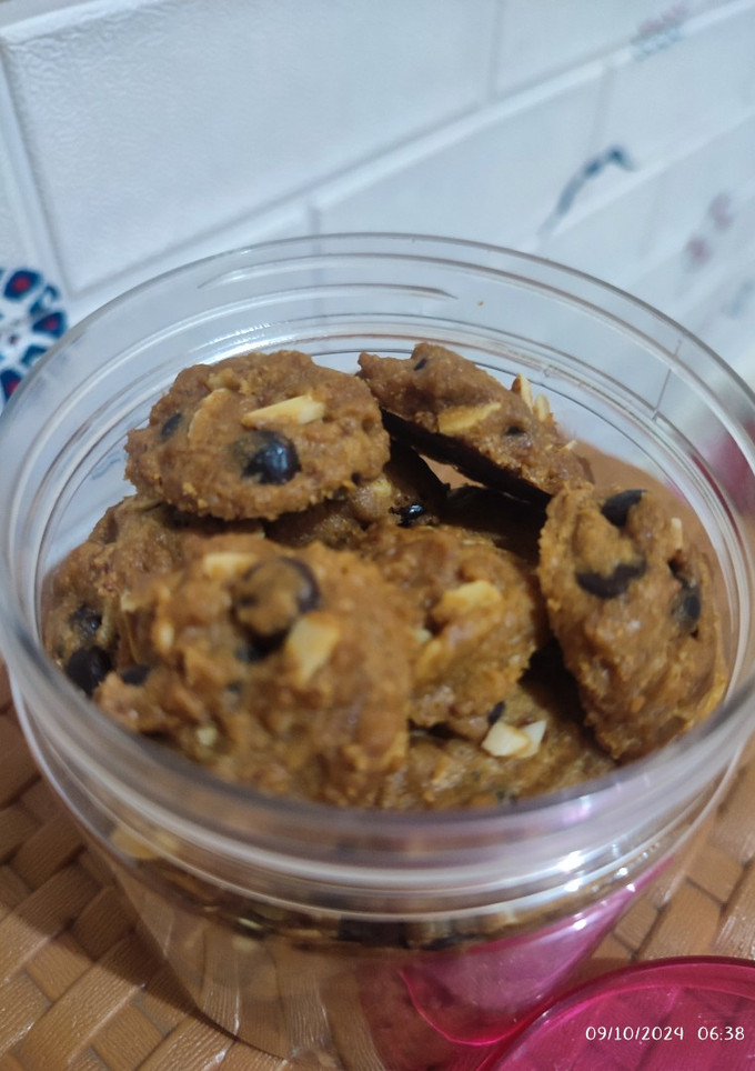 Foto resep Chocochips Almond Cookies