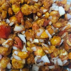 A picture of Boiled corn chaat.