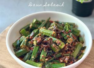 Gambar Bendi Masak Asam Daun Selasih