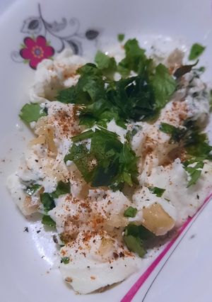 Una foto de Untable de yogurt, ajo y perejil
