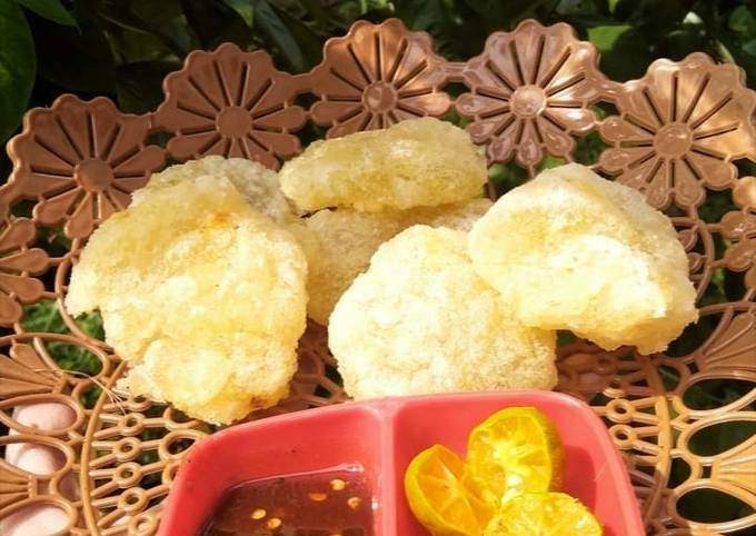 Bagaimana mengolah Cireng Bumbu Rujak, Lezat