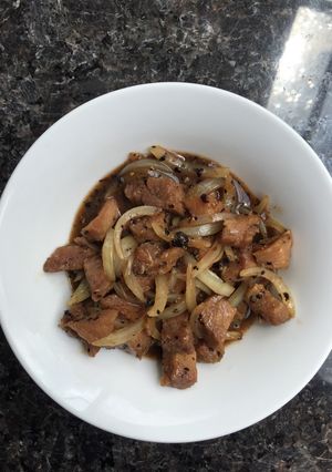 Foto resep Daging lada hitam