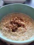 Avena cocida con leche