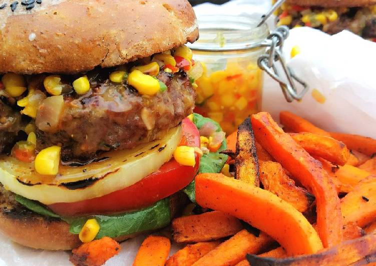 Easiest Way to Make Award-winning Fittest chef&#39;s beef burger