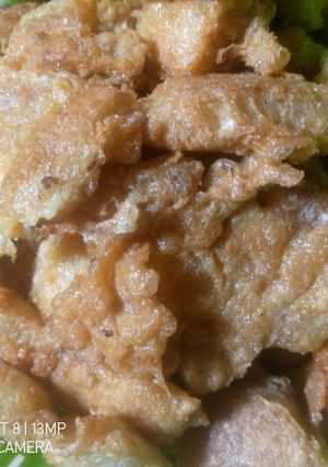A picture of Yummy fried Gurasa and egg.