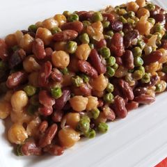Three Color Hot Salad A picture of Three Color Hot Salad.