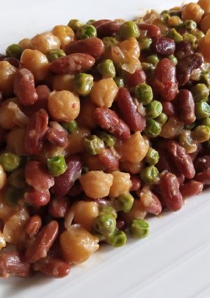 A picture of Three Color Hot Salad.
