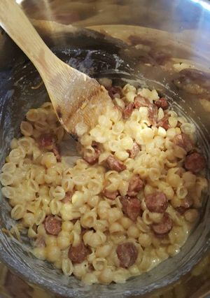 A picture of Annie's Instant Pot Mac n cheese.
