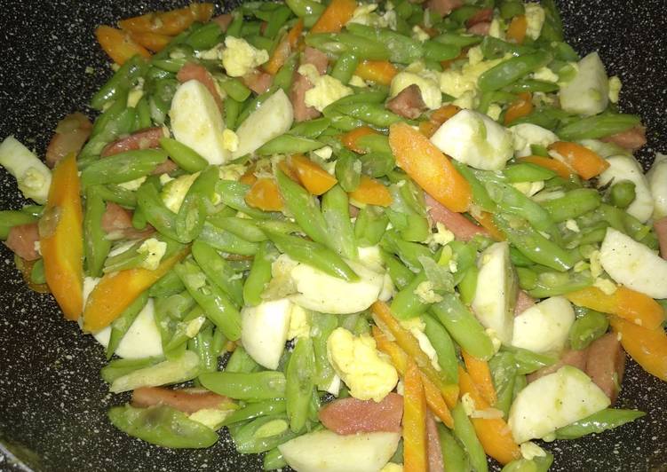 Resep Tumis buncis wortel Lezat