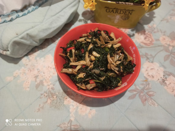 Resep Tumis daun pepaya Teri yang Lezat