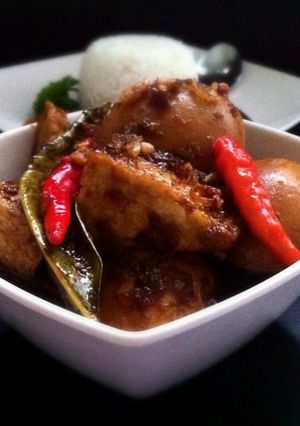 Foto resep Semur tahu dan telur