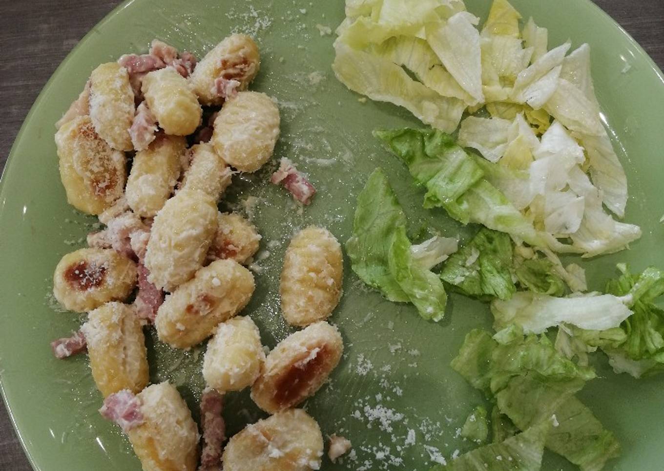 Gnocchis à la carbonara