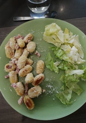 Une photo de Gnocchis à la carbonara