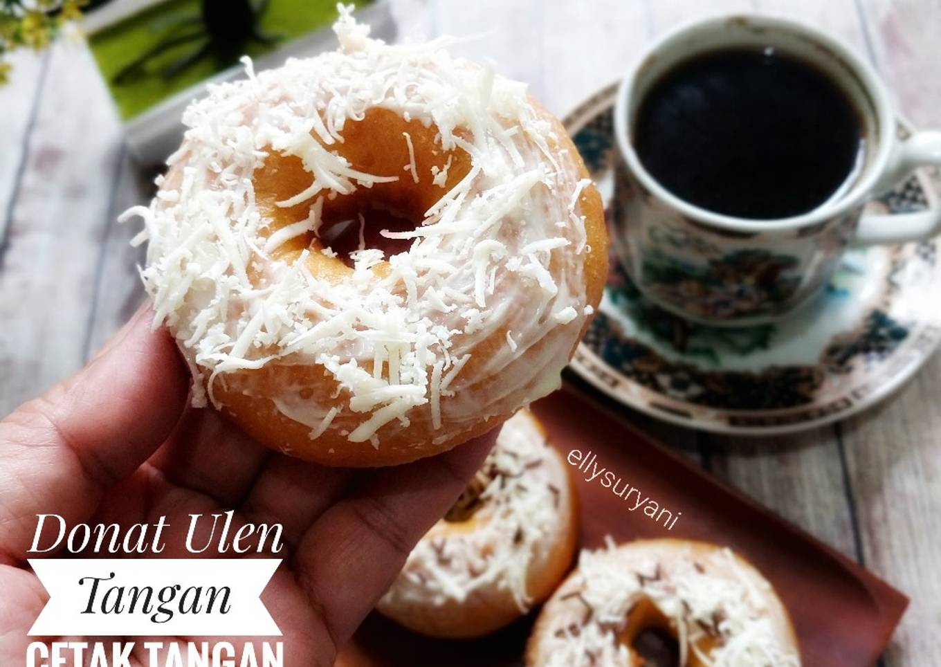 Donat Ulen Tangan Cetak Tangan Yummy