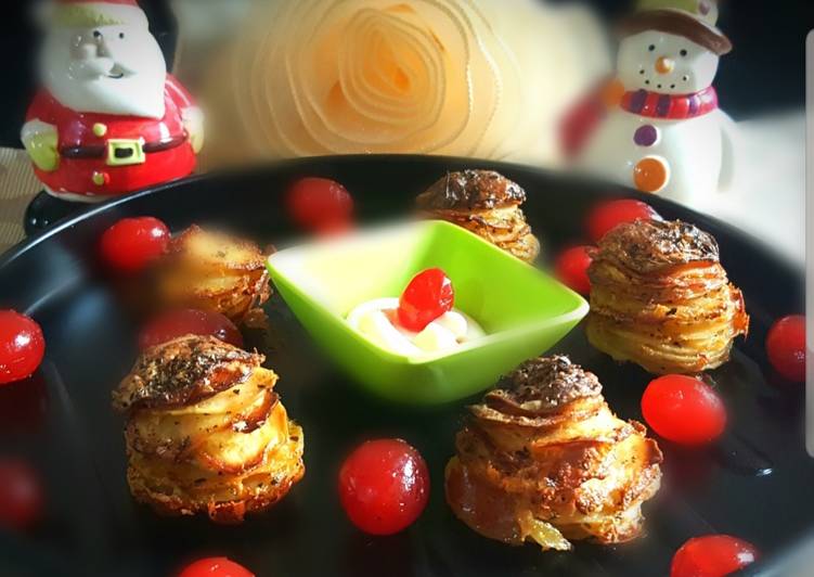 Simple Way to Make Speedy Baked Potato Flowers