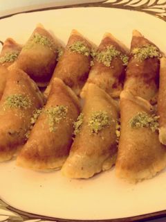 صورة لوصفة قطايف بالمكسرات على طريقتي