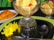 A picture of frozen mango