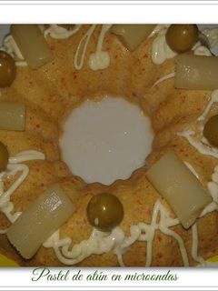 Una foto de Pastel de atún en microondas