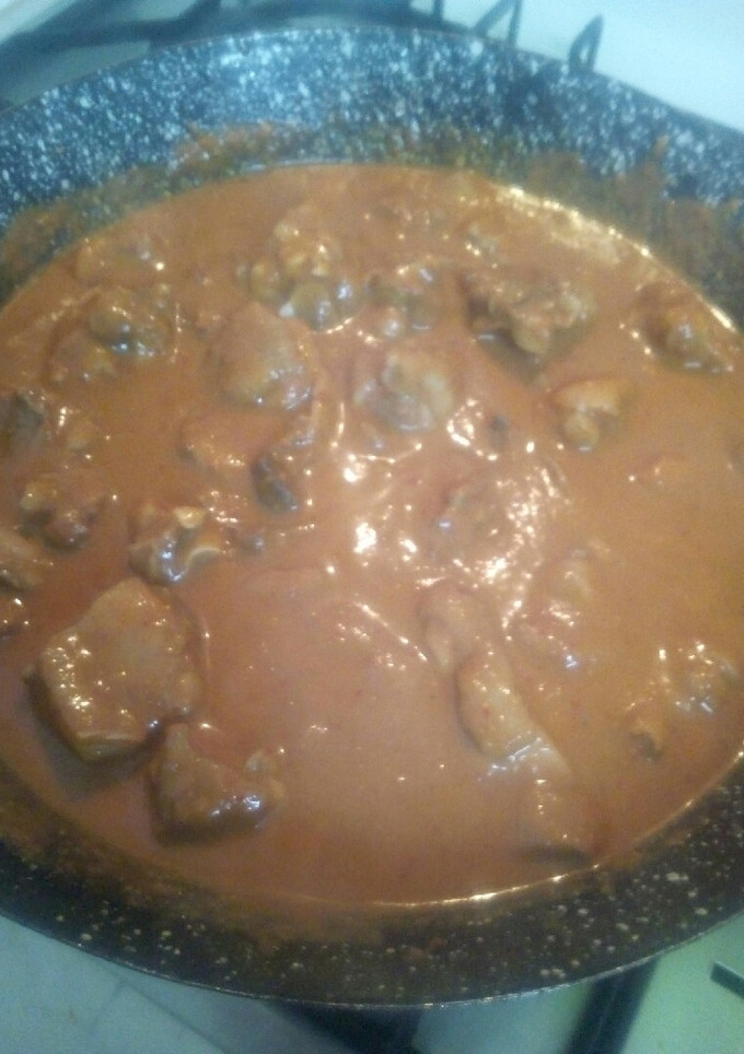 Una foto de Pollo al chocolate
