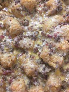 A picture of Bacon Cheeseburger Tator Tot Casserole.