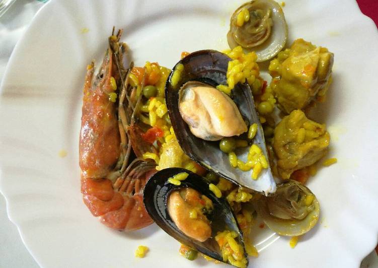 Paella de marisco