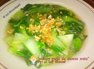 Foto resep Pokcoy Garlic ala Chinese Resto