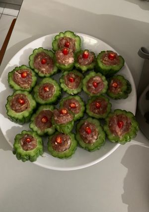 Foto resep Pare Babi Kukus