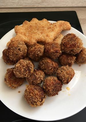 Gyors fasirtgolyó sütőben sütve recept fotója