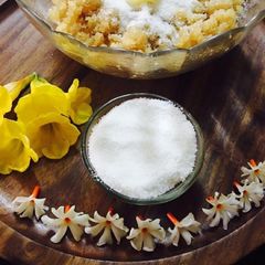 Kansar / lavshi Microwave recipe A picture of Kansar / lavshi Microwave recipe.