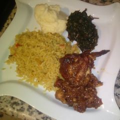 A picture of Mexican Chicken with savoury rice.