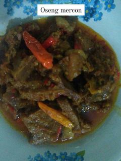 Foto resep Oseng daging mercon