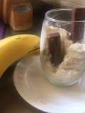 Helado dietético de banana (sin azúcar añadido)