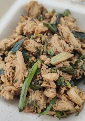 Une photo de ⭐⭐⭐Farce à gyoza poulet basilic thaï