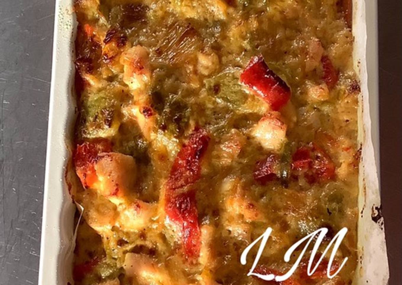 Brazo gitano de pollo al curry