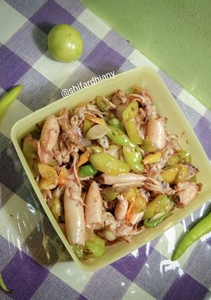 Foto resep Tumis Cumi Asin Hejo