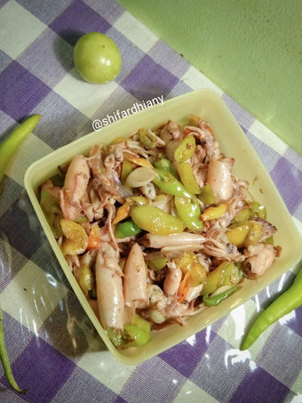 Cara Gampang Membuat Tumis Cumi Asin Hejo Praktis