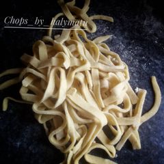A picture of Handmade pasta.