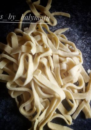 A picture of Handmade pasta.