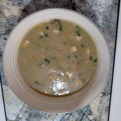 A picture of Mushroom soup.