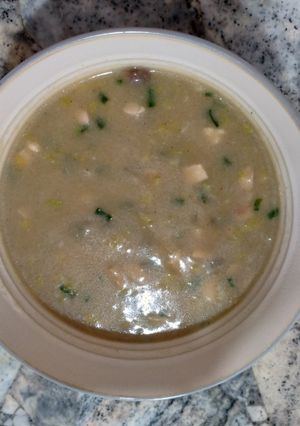 A picture of Mushroom soup.