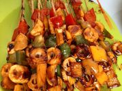 Gambar chikuwa tusuk