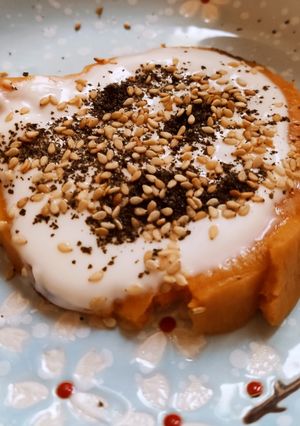 Une photo de Patate douce en tartine