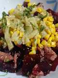 Insalatona di barbabietola rossa e Simmenthal