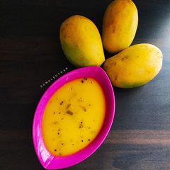 A picture of Fajeto / Gujarati Mango Kadhi.